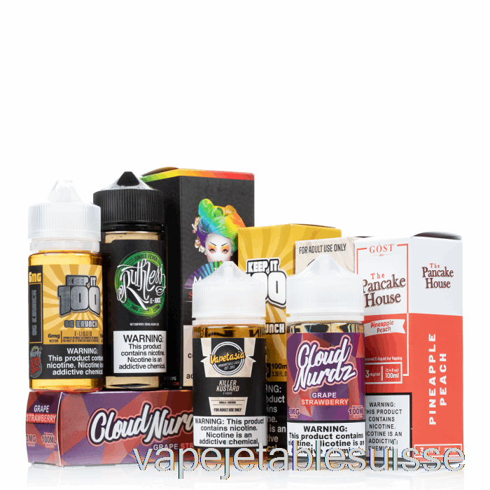 Vape Suisse Mystère E-liquide 100/200ml Pack édition 100ml - 3mg